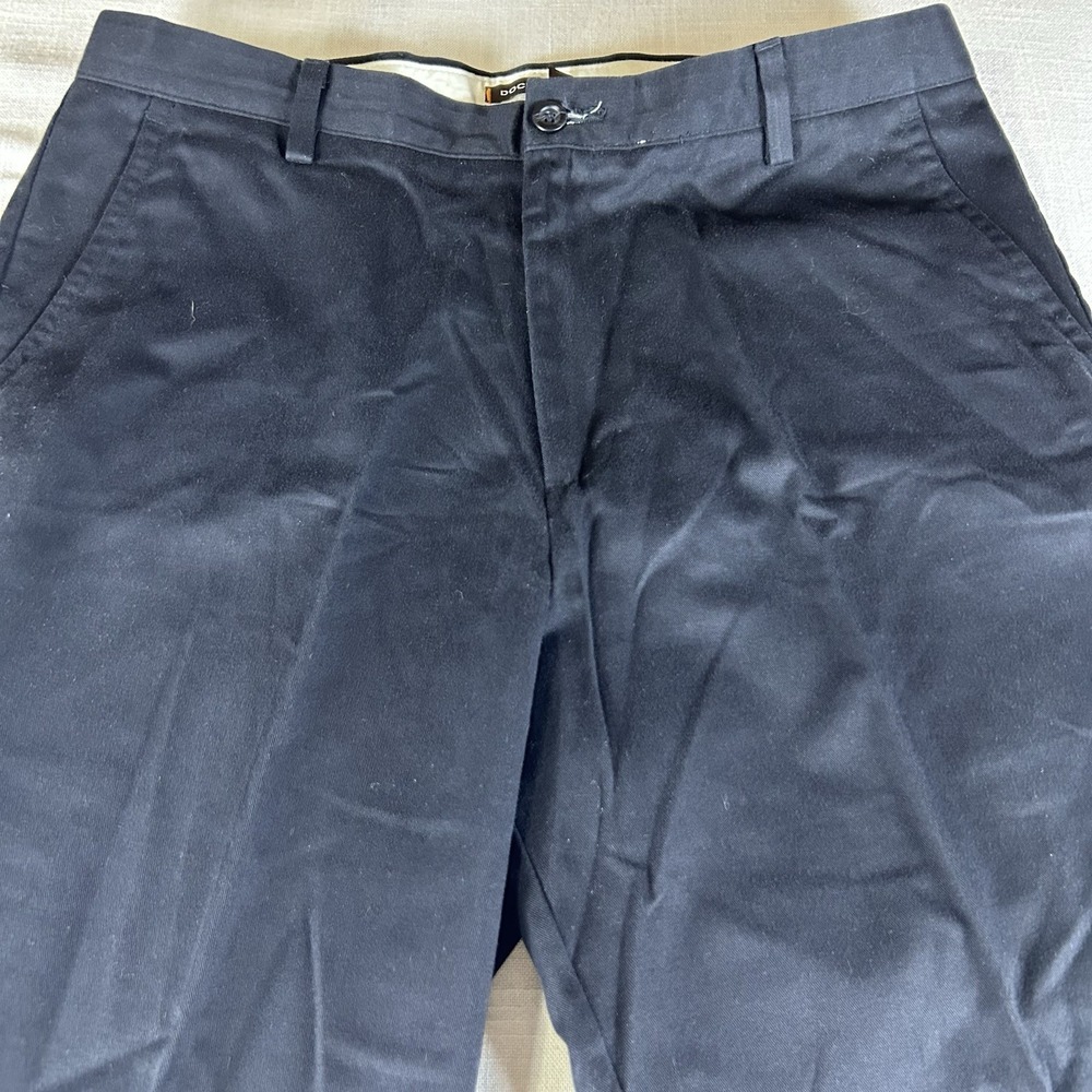 Dockers D3 Easy Care Flat Front Casual Pants Men's 36x32 Dark Black - Picture 2 of 9